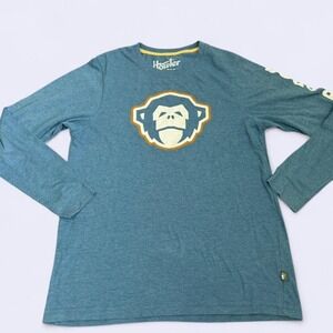 Howler Bros Men's Size Medium Graphic T-Shirt Logo Long Sleeve Blue